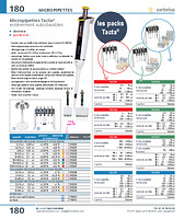 Micropipettes Tacta® entièrement autoclavables