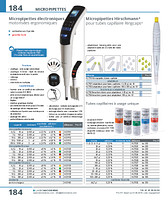 Micropipettes électroniques ergonomiques, multicanaux