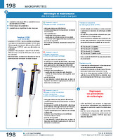 Métrologie et maintenance des micropipettes 12 canaux
