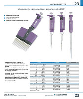Micropipettes LMR® volume variable