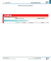 Pointes Biohit® 500 à 10000 µl