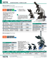 Microscopes fond clair