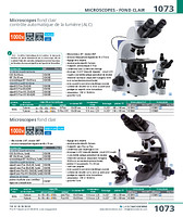 Microscopes fond clair