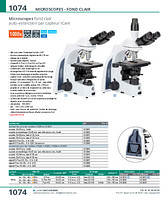 Microscopes fond clair auto-extinction par capteur ICare