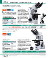 Microscope contraste de phase correction à l'infini (IOS)