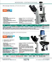 Microscope inversé contraste de phase
