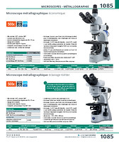 Microscope métallographique économique