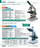 Microscopes de laboratoire 1000x