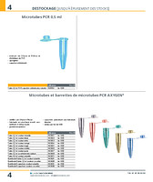 Microtubes et barrettes de microtubes PCR AXYGEN®