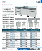 Laveries sur piètement - cuve monobloc en polypropylène