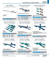 Pinces à 3 doigts avec noix orientable