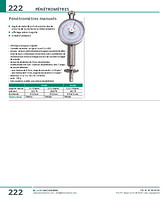 Pénétromètres manuels