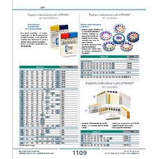 Papiers indicateurs pH LYPHAN® en bandelettes