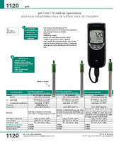 pH / °C-mètre pour eaux industrielles