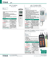 pH / °C-mètre IP67 spécial pH de la peau