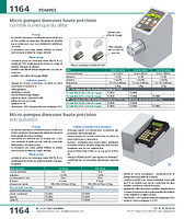 Micro-pompes doseuses haute précision contrôle numérique du débit