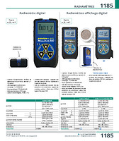 Radiamètres affichage digital, capteur intégré