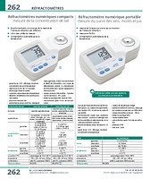Réfractomètre pour la mesure de la concentration de sel dans l'eau de mer