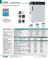 Réfrigérateurs de laboratoire régulateur-programmateur 'Standard'
