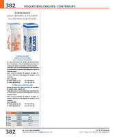 Conteneurs pour déchets tranchants