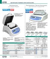Thermosecoueur pour microtubes et plaques PCR