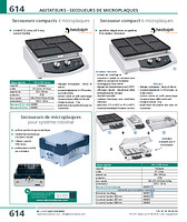 Secoueur compact 6 microplaques