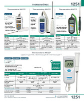 Thermomètres HACCP thermocouple T