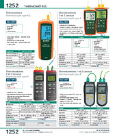 Thermomètre thermocouple type K/J