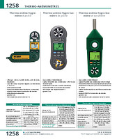 Thermo-anémo-hygro-mètre étanche