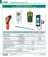 Métrologie des thermomètres et chaînes de température