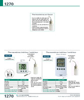 Thermomètre intérieur / extérieur en flacon