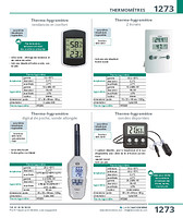 Thermo-hygromètre digital de poche, sonde allongée