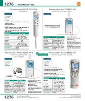 TESTO 108-2 - Thermomètre HACCP thermocouple type T verrouillable