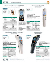 TESTO 810 - Thermomètre IR de poche avec thermocouple NTC