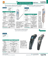 TESTO 830-T2 - Thermomètre IR de poche avec thermocouple type K