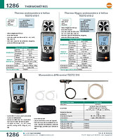 TESTO 410-2 - Thermo-Hygro-anémomètre à hélice