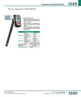TESTO 605-H1 - Thermo-hygromètre