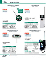 Thermomètre de contrôle