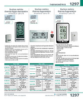 Thermo-hygromètre intérieur / extérieur émetteur sans fil