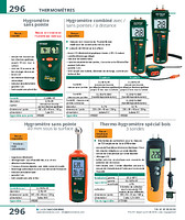 Thermo-hygromètre spécial bois