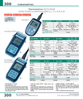 Thermomètres capteurs Pt100, Pt1000 ou thermocouples - RS232