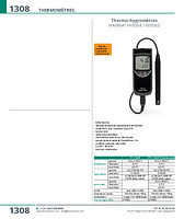 Thermo-hygromètres HANNA® HI9564 / HI9565 