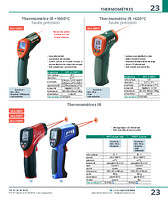 Thermomètre IR +1000°C haute précision