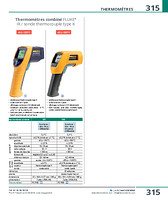 Thermomètre IR haute température + 2200°C