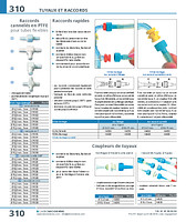 Coupleurs de tuyau, montage à travers une paroi