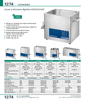 Cuves à ultrasons digitales SONOCLEAN®