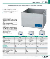 Cuves à ultrasons digitales SONOCLEAN® grande capacité