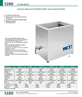 Cuves à ultrasons SONOCLEAN® semi-industrielles