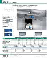Cuves à ultrasons SONOCLEAN® encastrables analogiques ou numériques