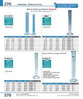Eprouvettes graduées classe B